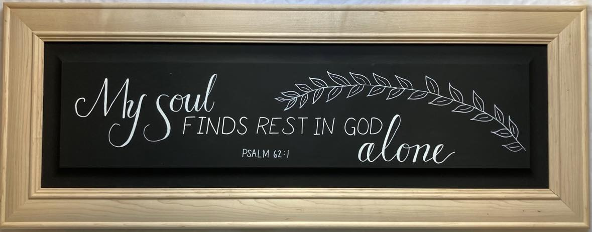 My soul finds rest in God alone
